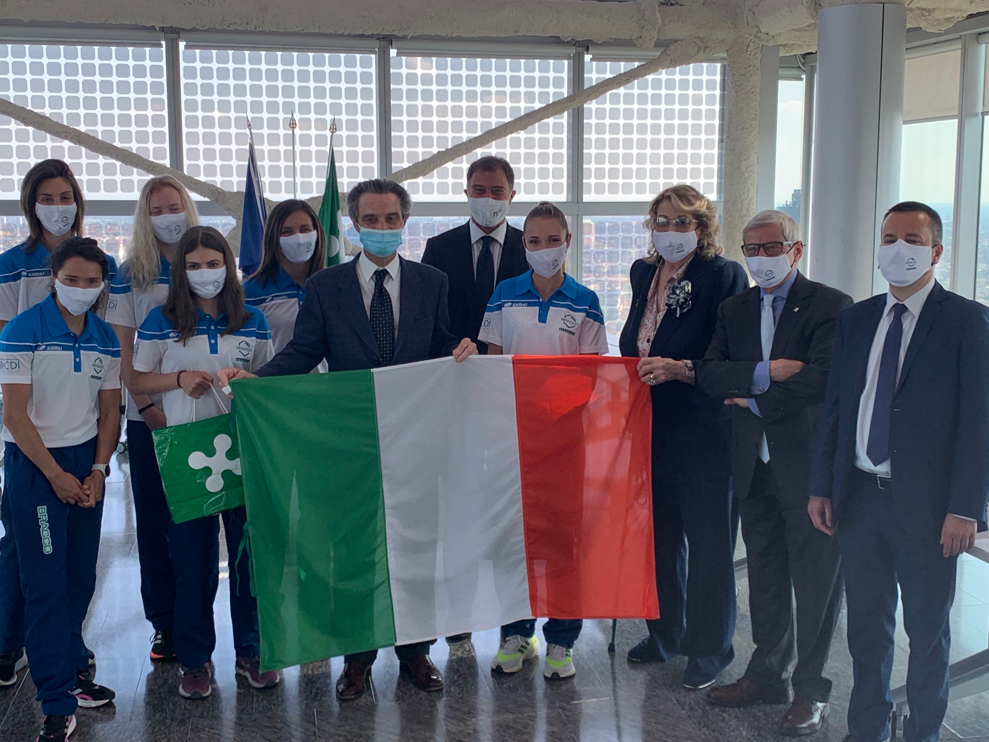 I 20 anni della Bracco Atletica festeggiati in Regione Lombardia I 20 anni della Bracco Atletica festeggiati in Regione Lombardia